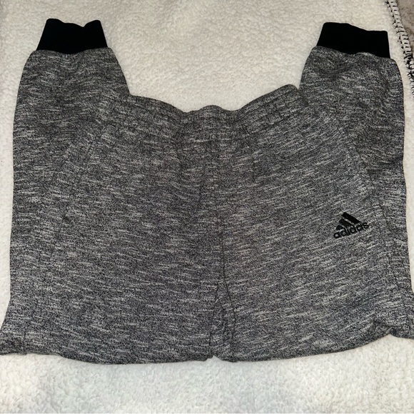 Adidas Boys Gray joggers - Picture 3 of 4